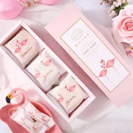 Confezioni regalo Creative Flamingo Cookie Box Cute Pink Candy Ananas Cake Packaging Scatole di carta Borse decorative per feste di matrimonio