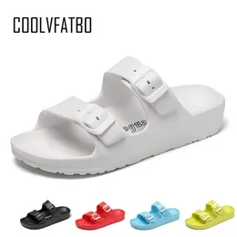 Coolvfatbo sommar kvinnor tofflor glidande kvinnor glider hem tofflor glida på sandaler kvinnor skor strand flip flops y1120