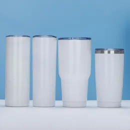 20oz Marble Mugs Sublimation Straight Skinny Tumblers Blanks White  Stainless Steel Vacuum Insulated Tapered Slim DIY 20/24/30 OZ Cup Car  Coffee From Sense_yi, $3.62