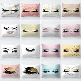 Cushion/Decorative Pillow Europe And The United States Selling Sleep Waist Case Eye Eyelash Home Decoration