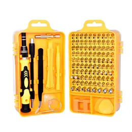 115 in 1 Screwdriver Set of Screw Driver Bit Set Multi-function Precision Mobile Phone Repair Device Hand Tools Torx Hex