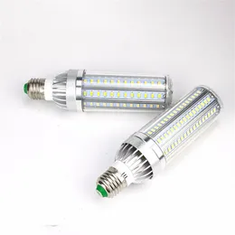 Ultra Mute LED-lampor Aluminiumfläkt Kylning Hög effekt E27 Corn Light No Flicker Lamp 220V Candle Bulb LED004