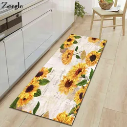 Zeegle Entrance Door Mat Bathroom Carpet Home Decor Kitchen Mats Bedroom Carpets Anti-slip Sofa Table Floor Mats Bedside Rugs 211109