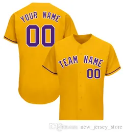 Krótki rękaw Baseball Jersey Dostosowany ścieg Twoje imię i Numer Oddychający 048