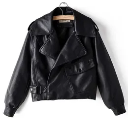 Womens Faux Leather Motorcycle Jacket Red & Black, Pu Biker