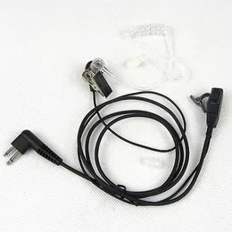 Xqf 2-pin air tube voice ptt mic earpiece for motorola cb radio walkie talkie ep450 gp300 cp040 cp180 cp185 transceiver new