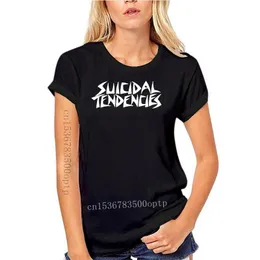 T-Shirt da donna SUICIDAL TENDENCIES Official Possessed BLACK S-3XL COTTON Tees Tops
