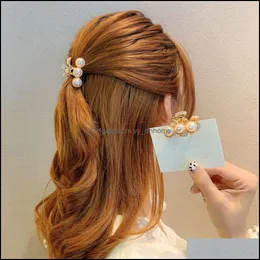 Other Fashion Aessories Small Gras Card Clip Exquisite Hair Volume High-End Back Brain Pin Adt Female Korean Drop Delivery 2021 Pavrw