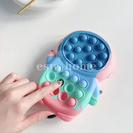 Party Favor Fidget Toys Push Bubbles Toy Astronauten Geldbörse Brieftasche Damentasche Silica Pop Einfache Dimple Umhängetaschen