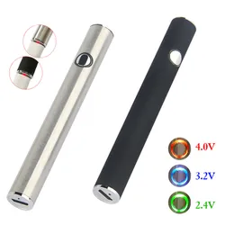 MAX Preheat Vape Pen Battery 380mAh Variable Voltage Bottom Charge 510 Thread for Vaporizer Tank V9 Thick Oil Cartridge