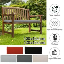 Cuscino per sedile da altalena da giardino a 3 posti Cuscino per panca impermeabile in spugna Decorazione sedia 211203