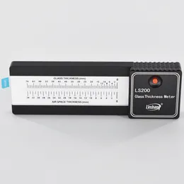 LS200 Glass Thickness Meter single-layer insulating glass cylindrical glass bottles Thickness Tester air layer thickness