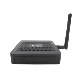 TOX1スマートなアンドロイド9.0テレビボックス4GB 32GB AMLOGIC S905X3 2.4G 5G 5GデュアルWiFi 1000M BT 4.2 4K