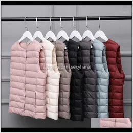 Womens Parkas Down Vest Women Ultra Light Sleeveless Puffy Jacket 2021 Winter Portable Duck Feather Coat Female Warm Waistcoat1 O3Gwd Nvtpr