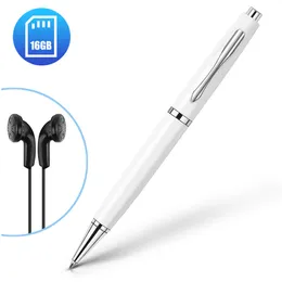 16G Portable HD Professional Recorder Voice Recorder Pen MP3 Player Lossless Noise Recording USB HiFi Audio 192Kbps Riduzione