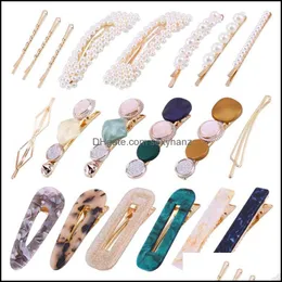 Hair Clips & Barrettes Jewelry 20 Pcs/Set Pearl Fashionable Women Summer Aessories Hairpins Bb Clip Styling Tools Headwear Drop Delivery 202