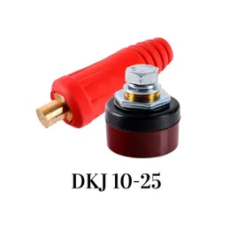 Conjuntos de ferramentas manuais profissionais de encaixe rápido Europa Conector de cabo de máquina de solda DKJ 10-25 Tomada de encaixe rápido