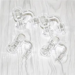 Smoking Terp Sluper Vacuum Quartz Bangers 18mm 14mm male Female polished joint flat bowl for glass bong dab rigs quartz nectar nail