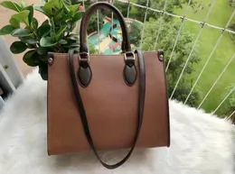 Panie OnThego Crossbody Torba Vintage Tłoczarnia Powielana Klasyczna List Cowhide Dwuosobowy Uchwyt Delikatne Torby Tote Kobiety Moda Ramię Torebki Totes