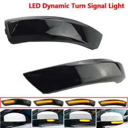 For Ford Focus Mk3 LED Light 2 3 Mk2 Mondeo Mk4 Turn Signal Lamp Flowing Side Wing Rear View Mirror Blinker Dynamic 2PCS