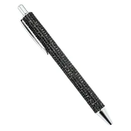 2021 Yeni Tükenmez Kalemler 20 adet / grup Yaratıcı Elmas Geri Çekilebilir Kalem Metal Ofis Retro Kristal