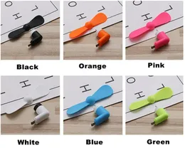 Sell Micro USB Fan Portable Mini 2 Leaves Super Mute Cooler hand-held Cooling For Android Smart Phone