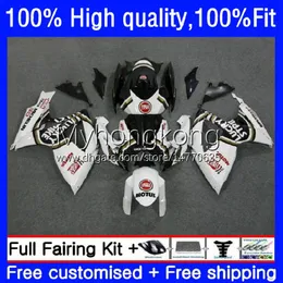 Corpi per stampi ad iniezione per SUZUKI GSXR-750 750CC GSX-R750 K6 GSXR600 06 07 Bianco fortunato 21No.59 GSXR 600 750 CC GSX-R600 GSXR-600 06-07 GSXR750 600CC 2006 2007 Carena OEM