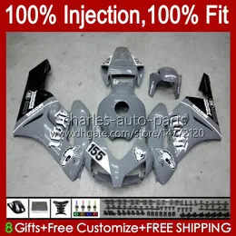 OEM Fairings For HONDA CBR 1000 CBR1000 RR CC 04-05 Body 52No.133 CBR 1000RR 1000CC CBR1000RR 04 05 Bodywork CBR-1000 Glossy grey 2004 2005 Injection Mold Fairing Kit