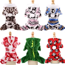 Soft Warm Pet Dog Jumpsuits Clothing for Dogs Pajamas Fleece Pet Dogs Clothes cat Coat Jacket Chihuahua Yorkshire Ropa