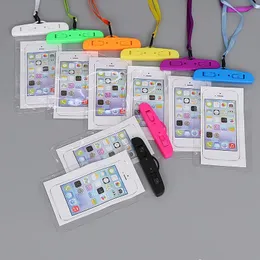 Vattentät PVC Mobiltelefonväska Skyddskåpa för iPhone 11 XR XS Samsung Galaxy S8
