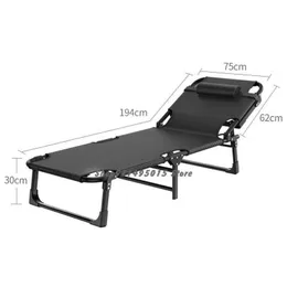Camp Furniture Folding Bed Sheet For Home Lunch Break Artifact Office Nap Escort Simple Portable ReclinerCamp