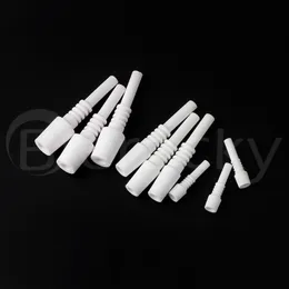 10mm 14mm 18mm Male Ceramic Nails Smoking Tip Food Grade Replacement Tips For NC Kits Glass Water Bongs Dab Oil Rigs