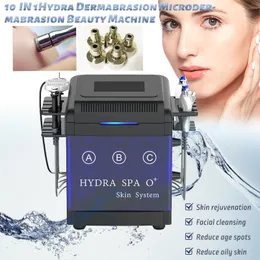 Popular 10 in 1 Hydra Dermabrasion Skin Peel Deep Cleansing Hydro Microdermabrasion Machine BIO Radio Rrequency Beauty Salon Equipment