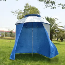 Cappelli da esterno Anti-UV 4.8x1,5m ombrello da pesca in tessuto pioggia a pioggia Tenda da spiaggia I rifugi proteggono l'attrezzatura da campeggio per grembiuli