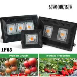 COB Plant Growth Light 50W 100W 150W Planting Lamp Waterproof Full Spectrum Plants Flower Grow Tent Lamps LED Seed Growths Lights