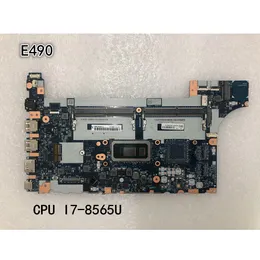 Scheda madre originale del computer portatile Lenovo ThinkPad E490 E590 NM-B911 I7-8565U FRU 5B20V80732 02DL777