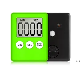 Светодиодный цифровой кухонный таймер 7 Цветов Приготовление часы Count Up Councy Discount Human Magnet Alarm Electronic Инструменты для приготовления пищи lld11376