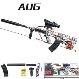 AUG Water Bullet Toy Gun Manual Electric in 1Paintball Airsoft Gun Plastic Model Graffiti CS Shooting Game Best quality