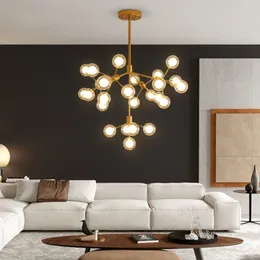 Hängslampor ledde modern kroonluchter verlichting voor eetkamer woonkamer el slaapkamer opknoping armaturen glas