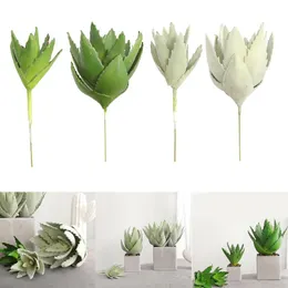 Ghirlande di fiori decorativi 1 PZ Artificiale Ghirlanda di aloe Decorazione Piante Succulente portatile Falso per la festa nuziale Giardino domestico