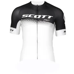 Scott Pro Team Mäns Cykling Kortärmad Jersey Road Racing Skjortor Ridning Cykeltoppar Andas utomhus Sport Maillot S21041965