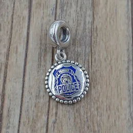 Boho Biżuteria Kit Zestaw Paszy Police Badge Charms Pandora 925 Sterling Silver Bransoletka Dla Kobiet Mężczyźni Łańcuch Spacer Halloween Koraliki Naszyjnik Wisiorek Eng791169_54