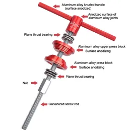 Cykelhögskolan Installationsverktyg Bike Bottom Bracket Bearing Press-In Center Shaft Tool MTB Road Bike Repair
