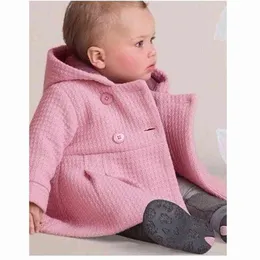 Winter Baby Mädchen Mäntel Infant Jacken Graben Jacke Kinder Mantel Bebe Poncho Mädchen Mit Kapuze Oberbekleidung Neugeborene Kleidung 210413