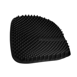 Bilstol t￤cker 3D -silikonskyddet andningsbar icke -slip elastisk massage kuddstol pad