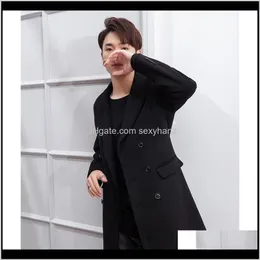 Mens Blends Man Midlong Fashion Korean Version Youth Vigor General British Wool Coat Small Student Handsome 5B3Qx Ju8Cx