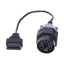 أدوات التشخيص 1PC محول OBD II لـ 20 PIN لـ OBD2 16 موصل أنثى E36 E39 X5 Z3 20Pin كابل