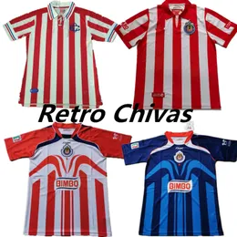 Retro Classic Chivas Regal 1996 1997 2007 2006 Soccer Jerseys Guadalara 60Th 100Th 110Th 115Th Years Football Shirt