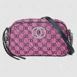 Последние стиль Womens SOHO диско сумки свет Marmont многоцветный маленький холст сумки сумки сумки серебряные цепи кродрючей мессенджеров кошелек кошелек розовый 24см