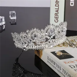 Headpieces Frauen-Legierung Strass-Geburtstag Big Crown Bridal Hochzeit Bankett Stirnband Kopfschmuck